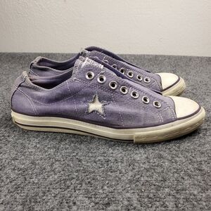 Converse One Star Slip On Low Sneakers Womens 9.5 Periwinkle Purple Canvas
